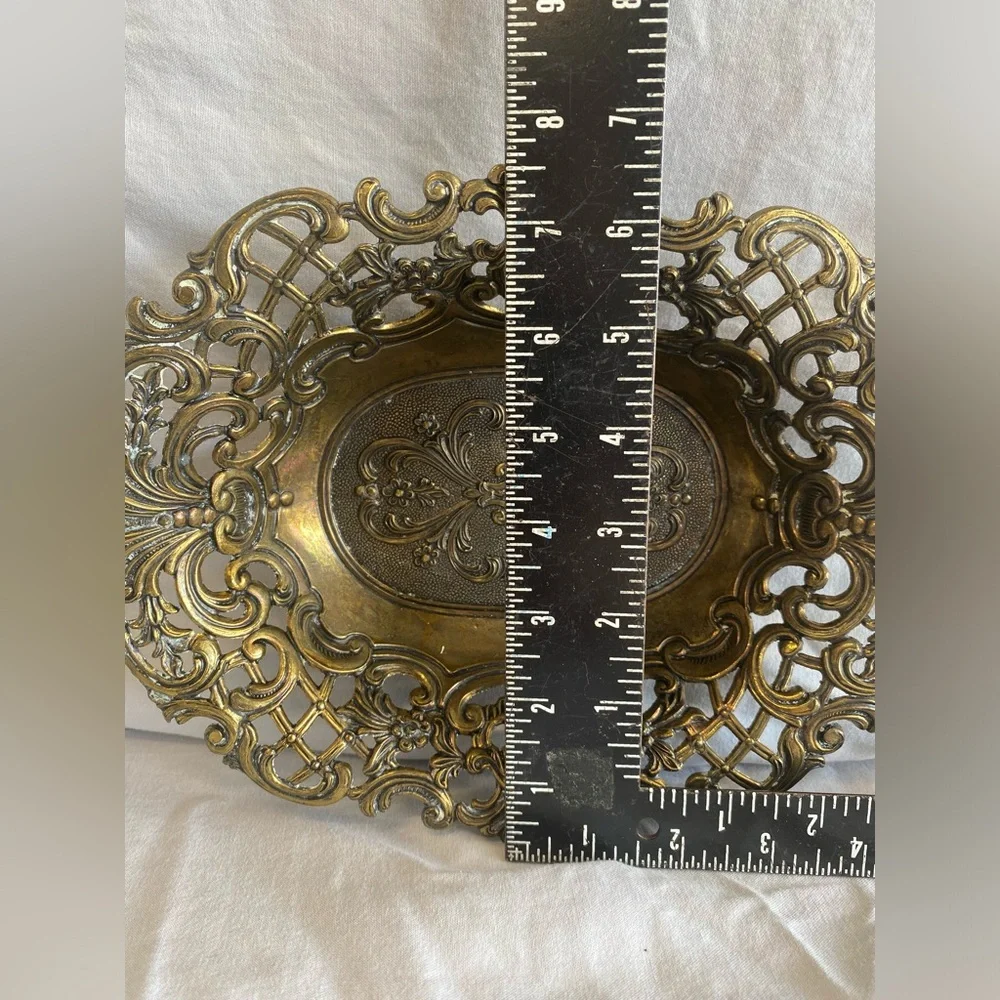 Vintage brass bowl Made in Italy beautiful bowl covered with Mod dep patina